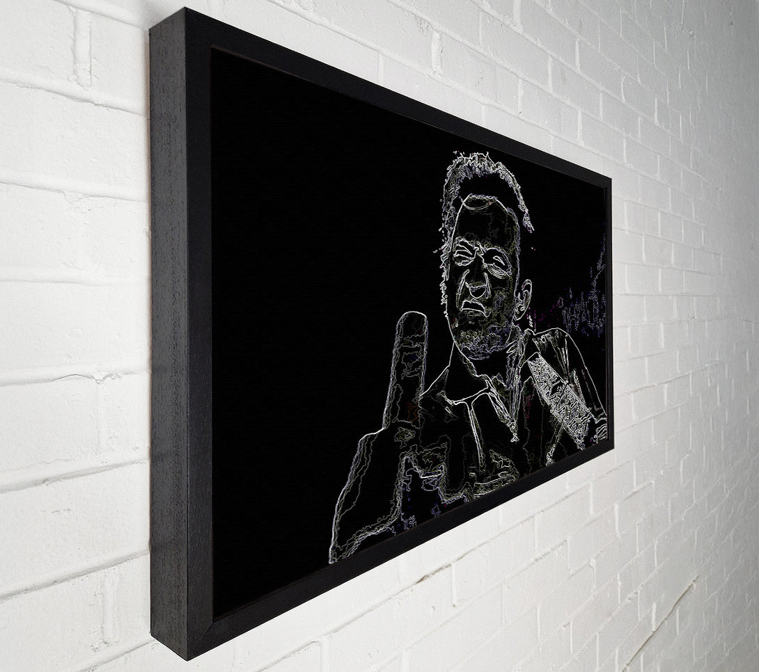  A Canvas Print of Johnny Cash Canvas Print