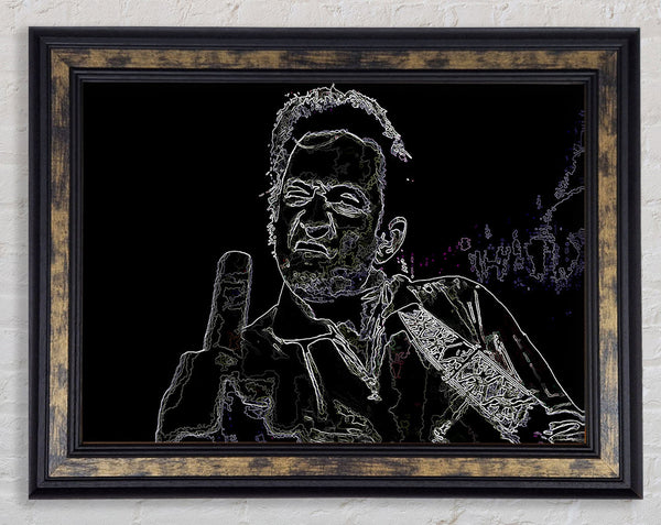 Johnny Cash Framed Print