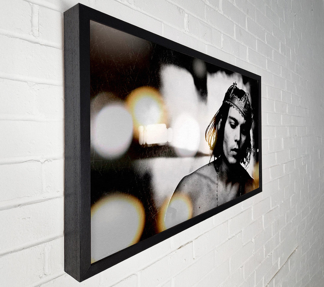  A Canvas Print of Johnny Depp Crown Canvas Print