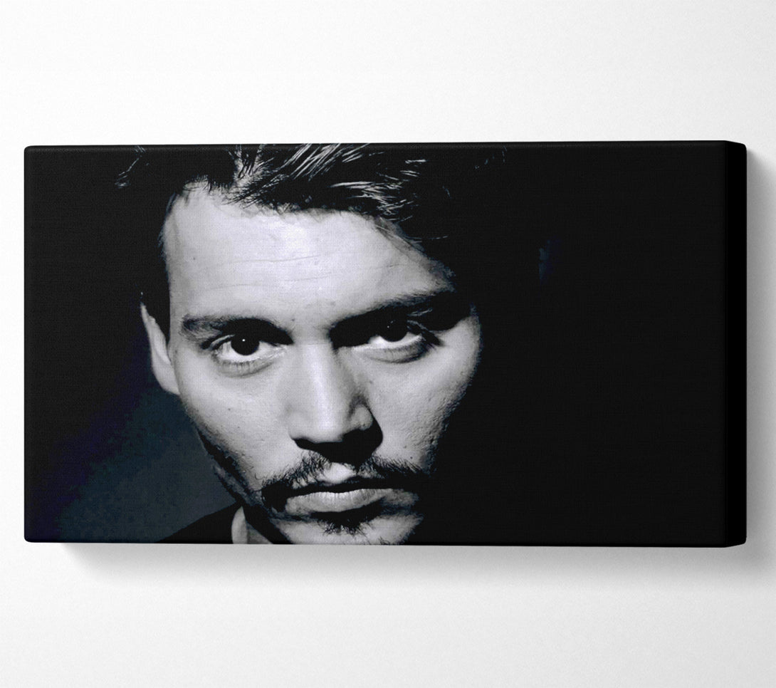 A Canvas Print of Johnny Depp Face Canvas Wall Art