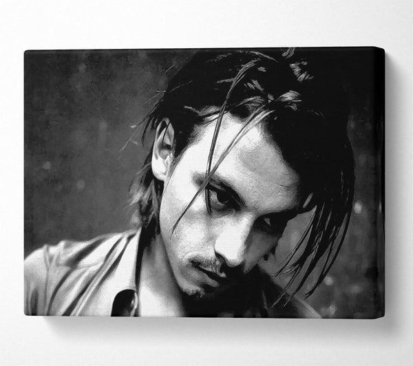  A Canvas Print of Johnny Depp Sexy Canvas Wall Art