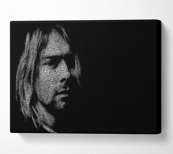  A Canvas Print of Kurt Cobain Portrait Canvas Art