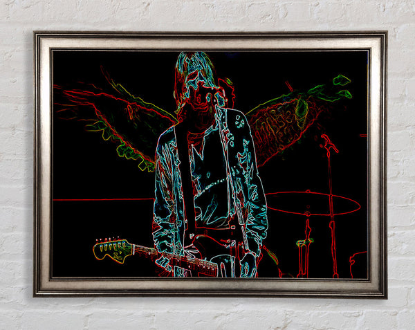 Kurt Cobain Framed Print