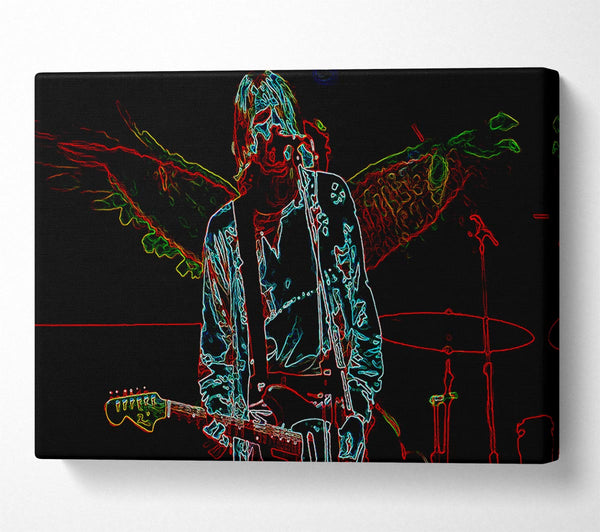 A Canvas Print of Kurt Cobain Canvas Art