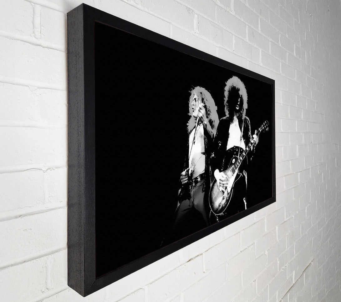  A Canvas Print of Led Zepplin On Stage Canvas Print