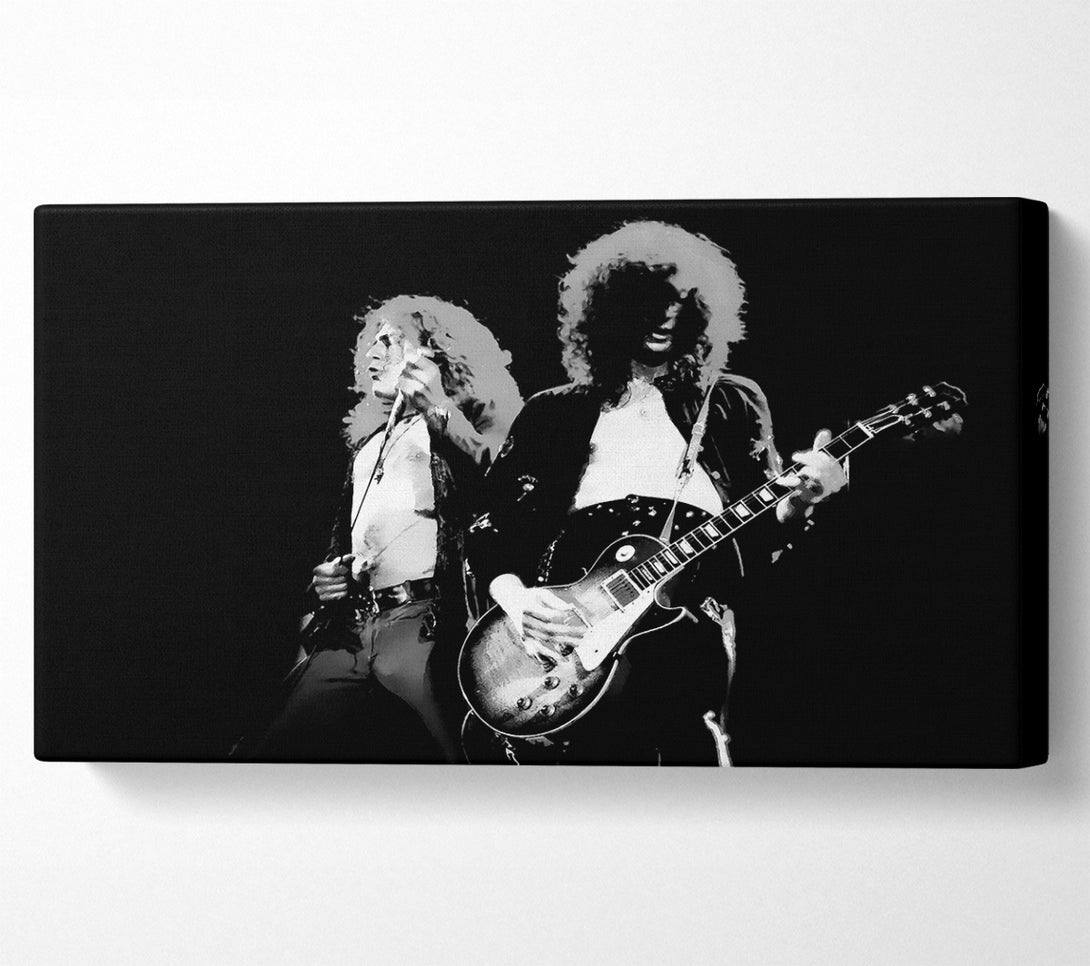  A Canvas Print of Led Zepplin On Stage Canvas Print