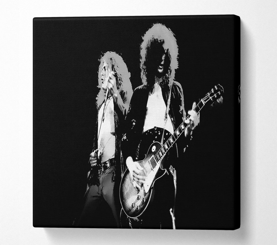  A Canvas Print of Led Zepplin On Stage Canvas Print