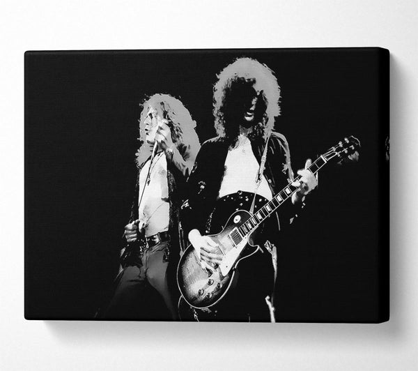  A Canvas Print of Led Zepplin On Stage Canvas Print