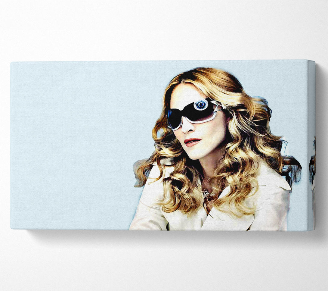  A Canvas Print of Madonna Baby Blue Canvas Wall Art