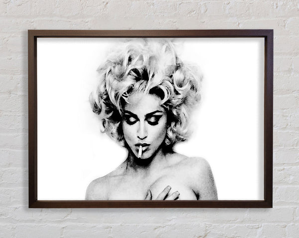Madonna Seduction Framed Print