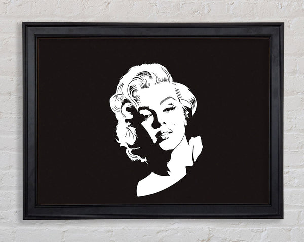 Marilyn Monroe Biography Framed Print