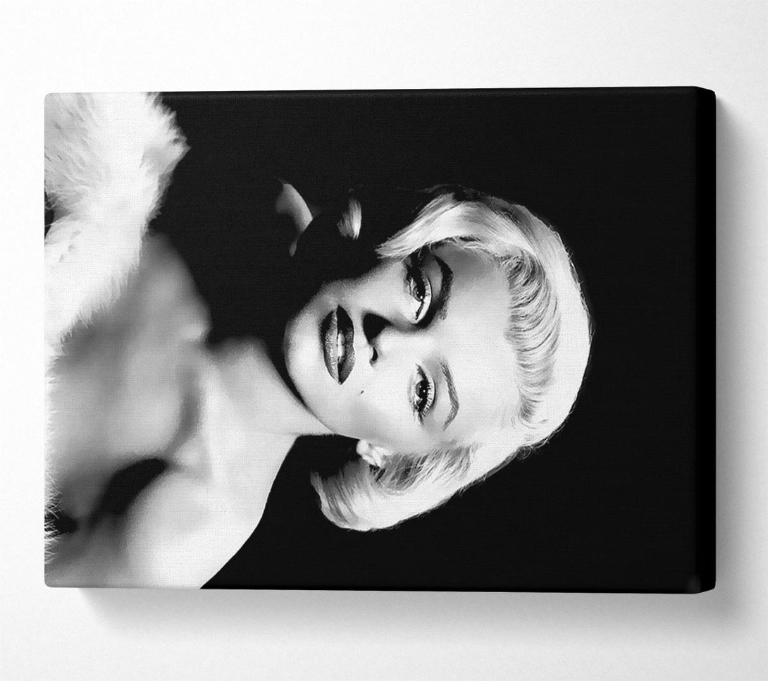  A Canvas Print of Marilyn Monroe Classic B n W Canvas Wall Art