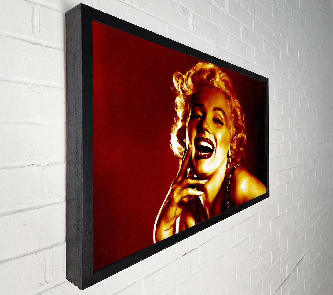  A Canvas Print of Marilyn Monroe Gold Canvas Wall Art
