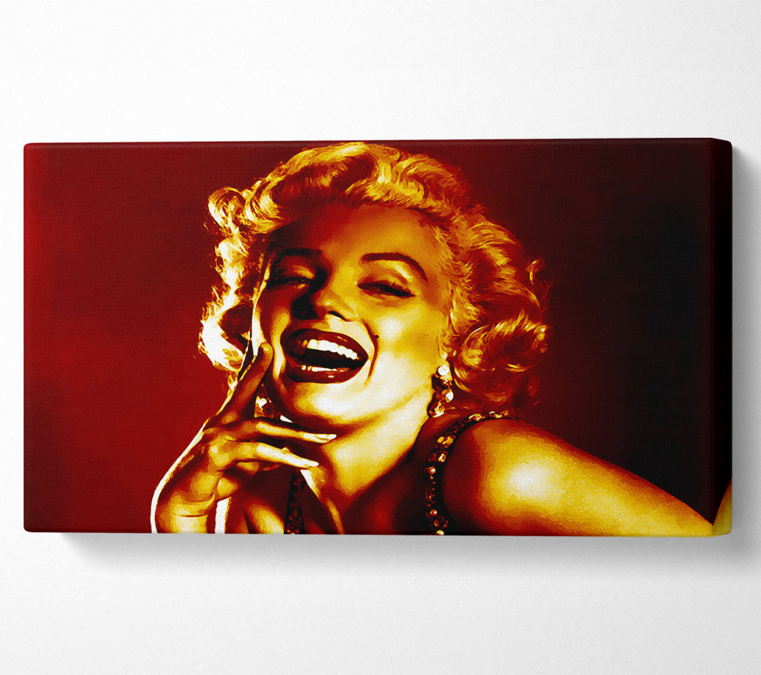  A Canvas Print of Marilyn Monroe Gold Canvas Wall Art