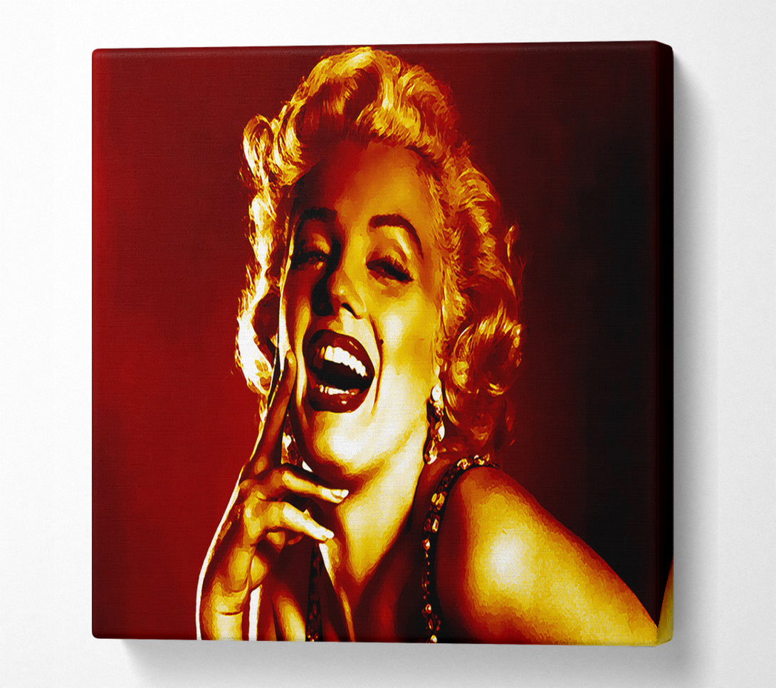  A Canvas Print of Marilyn Monroe Gold Canvas Wall Art