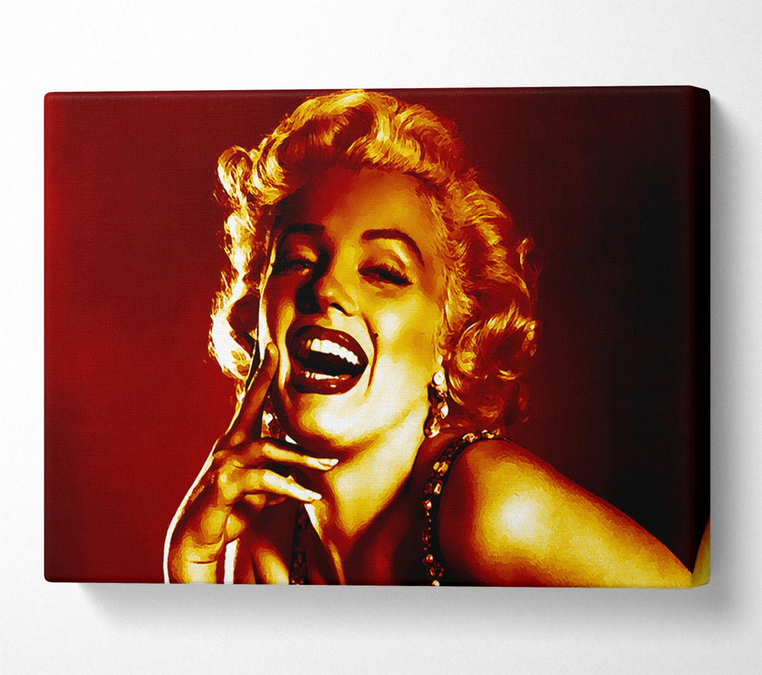  A Canvas Print of Marilyn Monroe Gold Canvas Wall Art