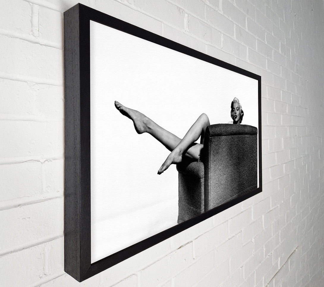  A Canvas Print of Marilyn Monroe Legs Canvas Print