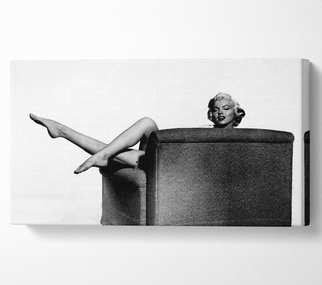 A Canvas Print of Marilyn Monroe Legs Canvas Print