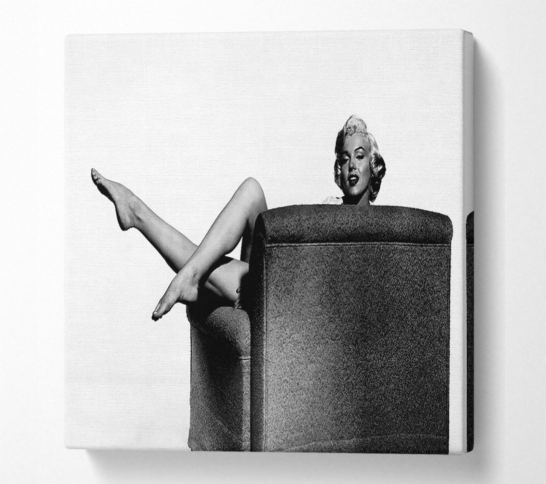  A Canvas Print of Marilyn Monroe Legs Canvas Print