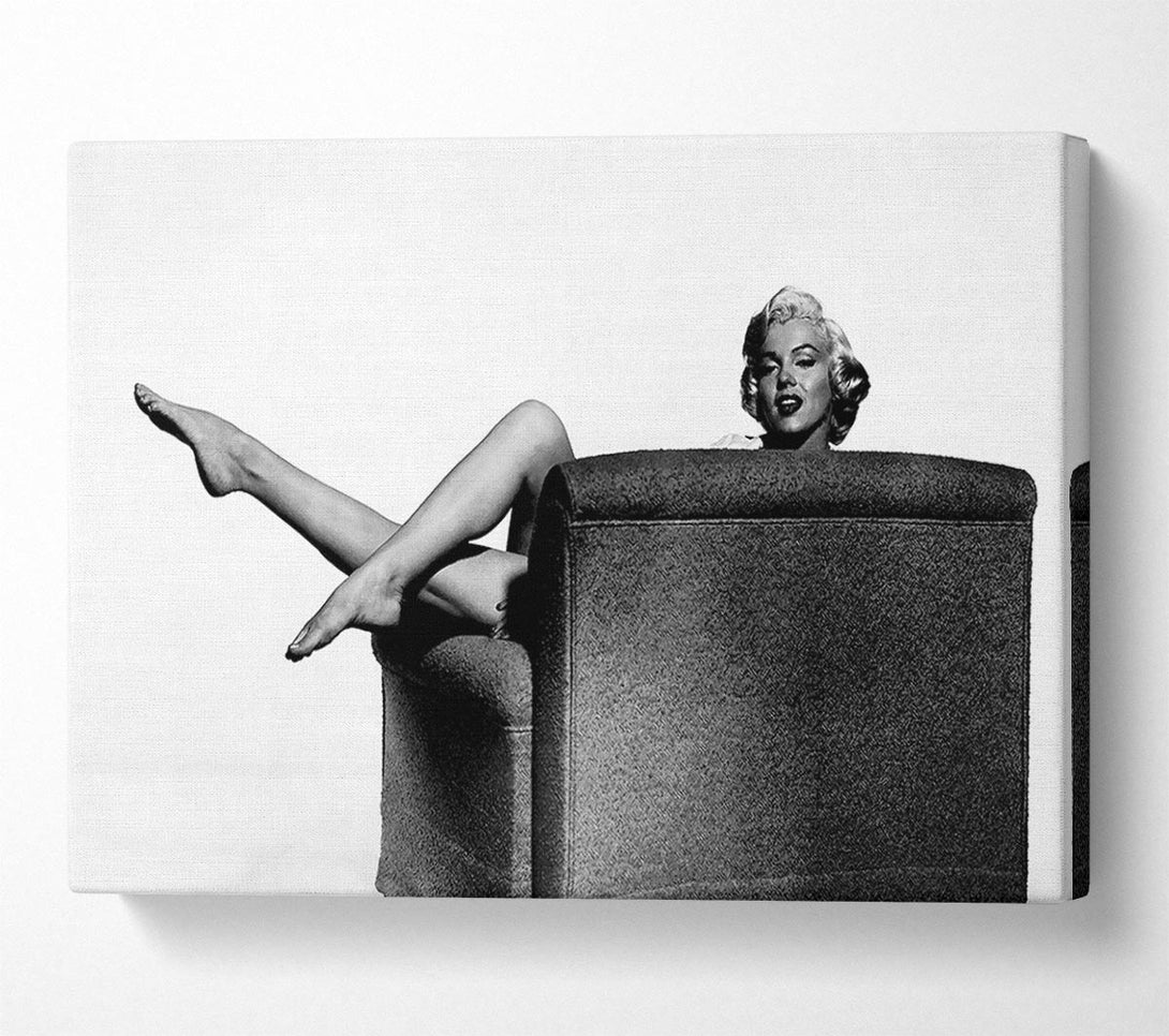  A Canvas Print of Marilyn Monroe Legs Canvas Print