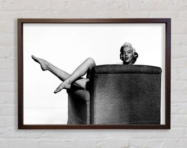 Marilyn Monroe Legs Framed Print