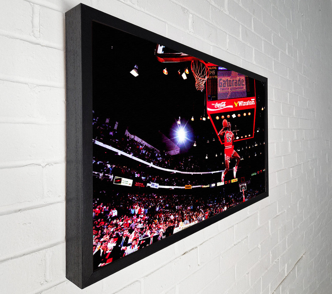  A Canvas Print of Micheal Jordon Air Canvas Wall Art