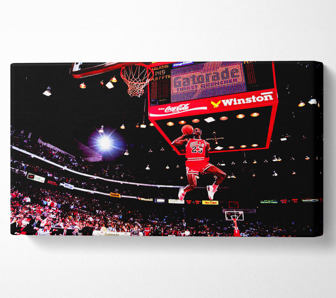  A Canvas Print of Micheal Jordon Air Canvas Wall Art