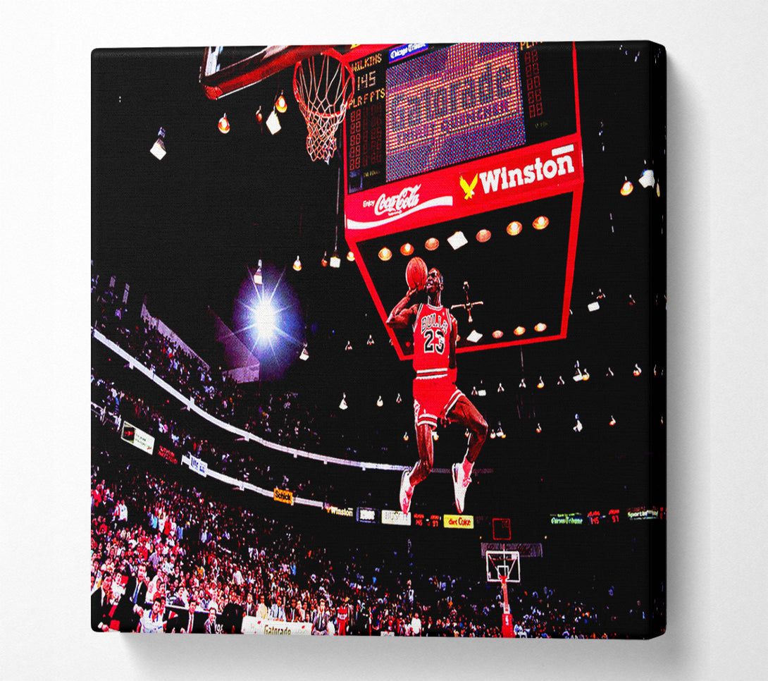  A Canvas Print of Micheal Jordon Air Canvas Wall Art