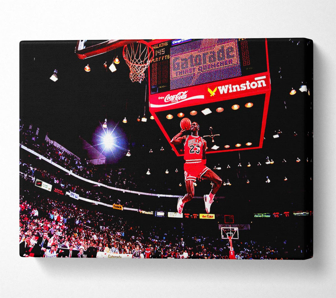  A Canvas Print of Micheal Jordon Air Canvas Wall Art