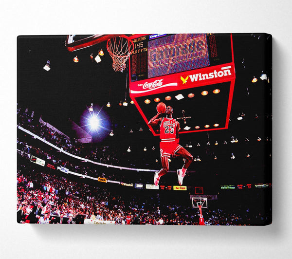  A Canvas Print of Micheal Jordon Air Canvas Wall Art