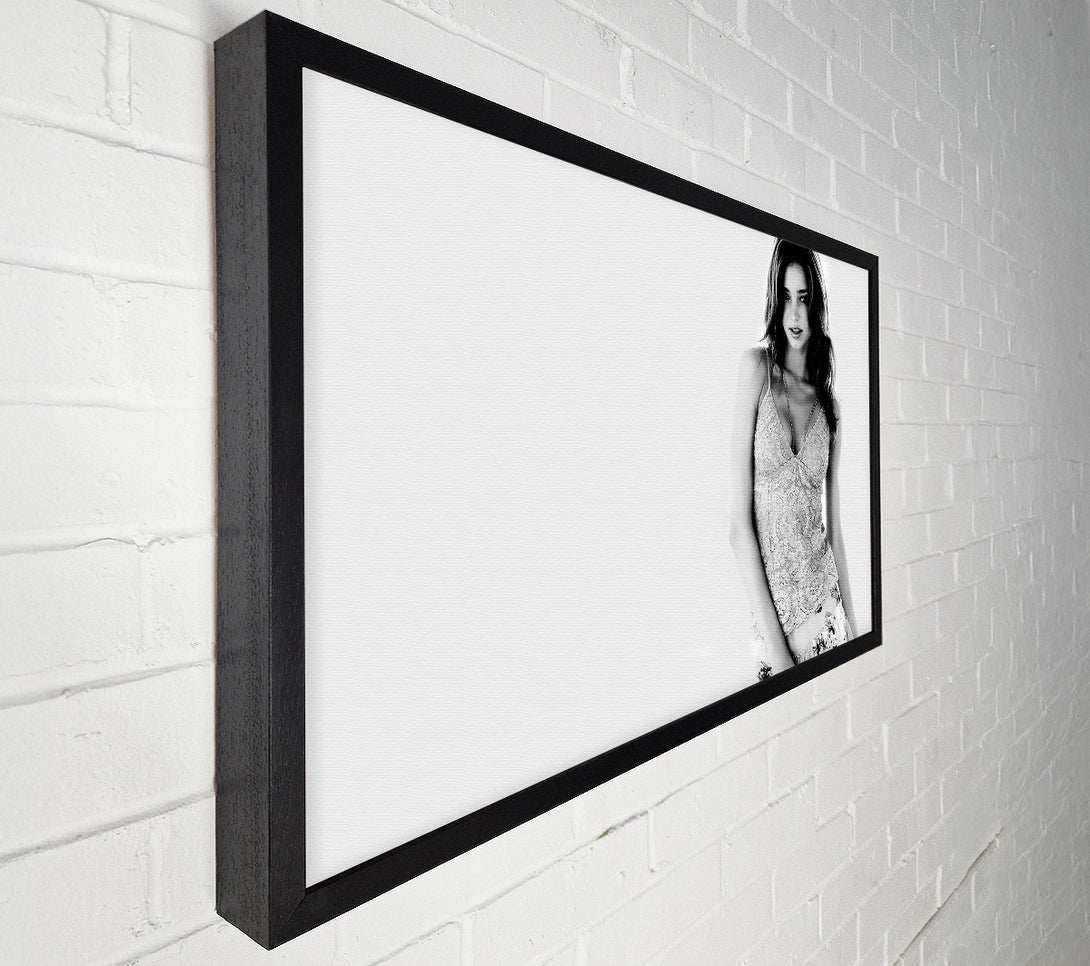  A Canvas Print of Miranda Kerr B n W Canvas Art