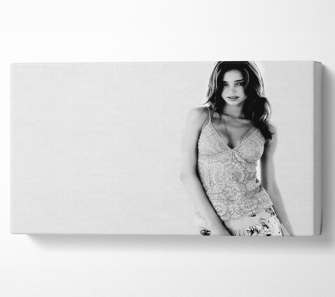  A Canvas Print of Miranda Kerr B n W Canvas Art