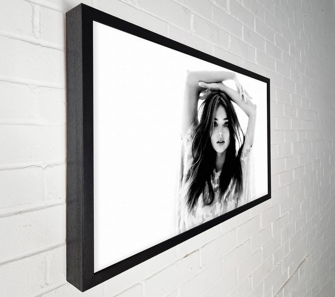  A Canvas Print of Miranda Kirr Australian Model Canvas Print