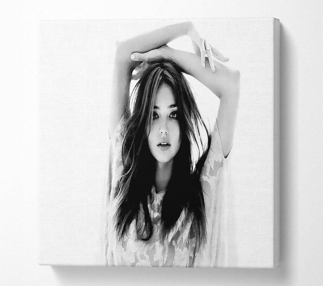  A Canvas Print of Miranda Kirr Australian Model Canvas Print