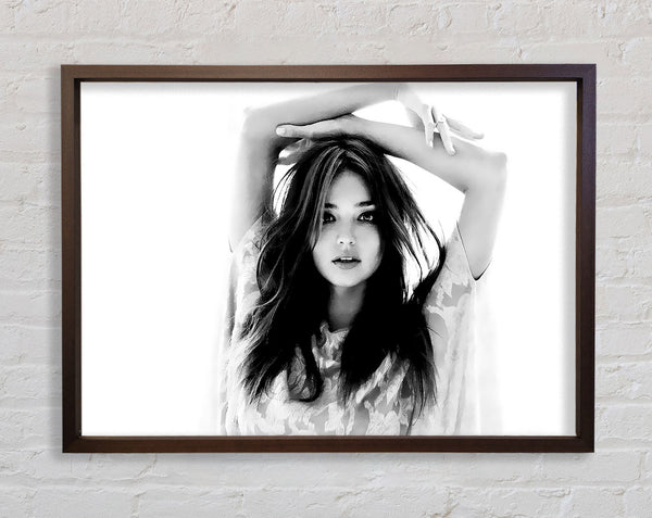 Miranda Kirr Australian Model Framed Print