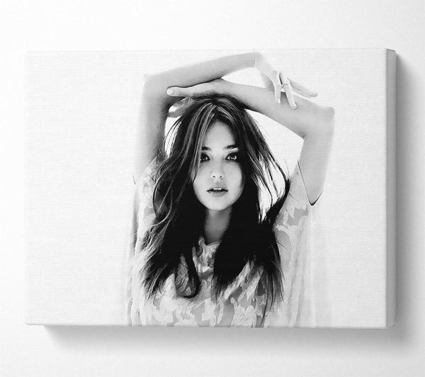  A Canvas Print of Miranda Kirr Australian Model Canvas Print