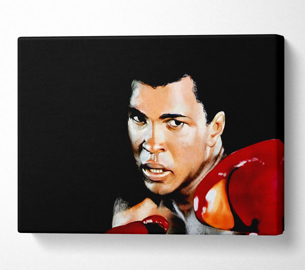  A Canvas Print of Muhammad Ali Boxing Gloves Canvas Wall Art