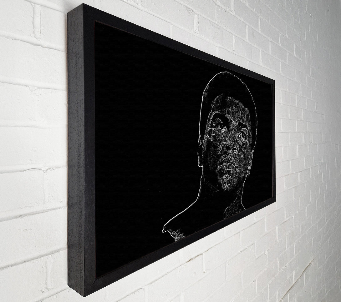  A Canvas Print of Muhammad Ali Face Canvas Art