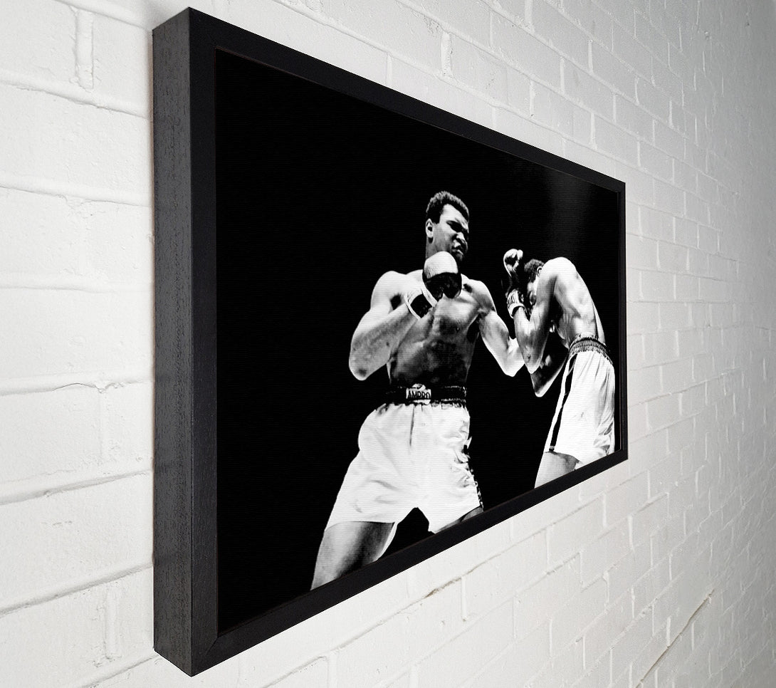  A Canvas Print of Muhammad Ali Fist Of Power Canvas Print