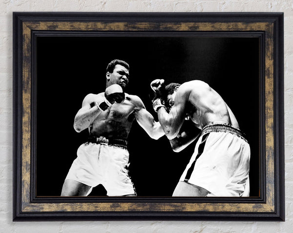 Muhammad Ali Fist Of Power Framed Print