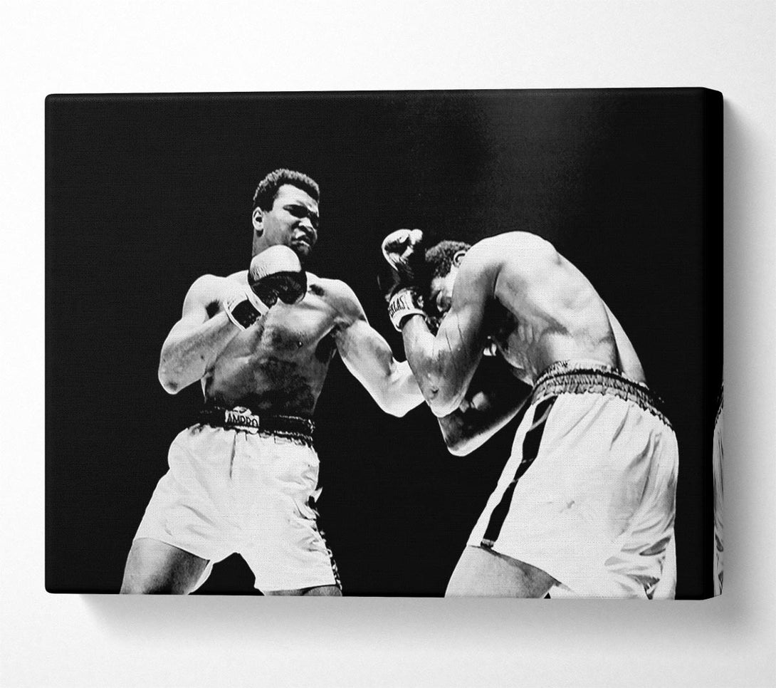  A Canvas Print of Muhammad Ali Fist Of Power Canvas Print