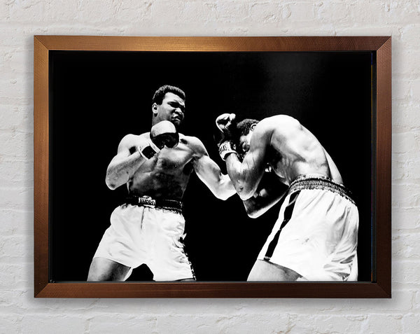 Muhammad Ali Fist Of Power Framed Print