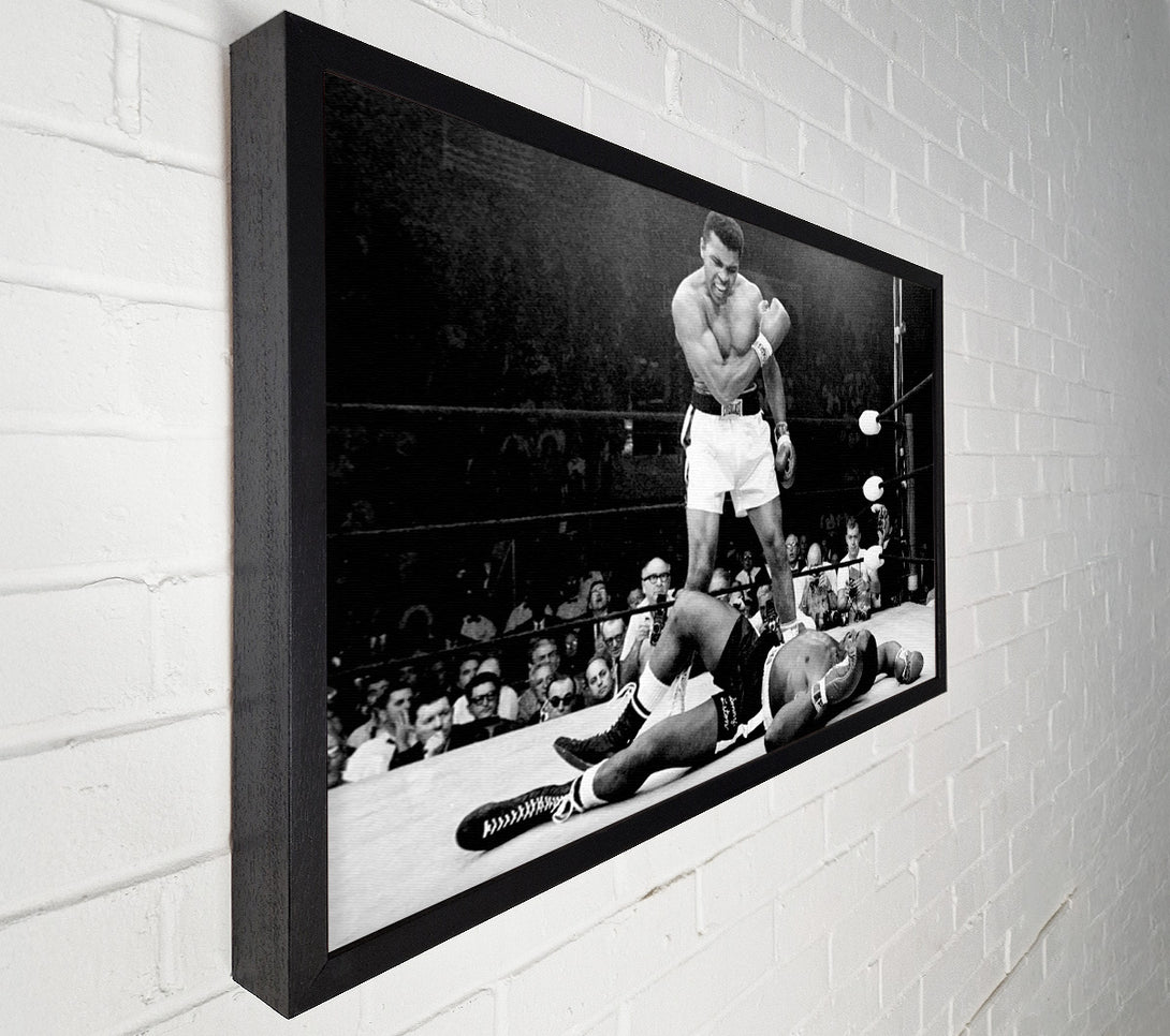 A Canvas Print of Muhammad Ali Knockout Canvas Art