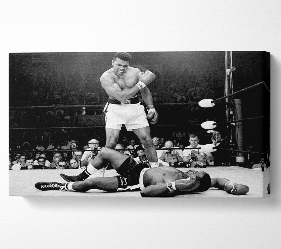  A Canvas Print of Muhammad Ali Knockout Canvas Art