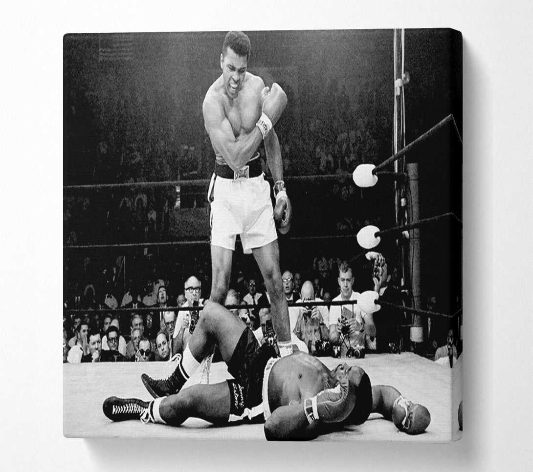  A Canvas Print of Muhammad Ali Knockout Canvas Art