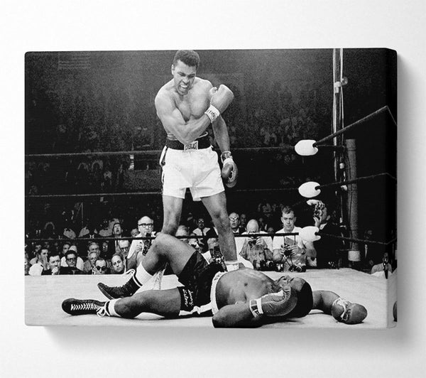  A Canvas Print of Muhammad Ali Knockout Canvas Art