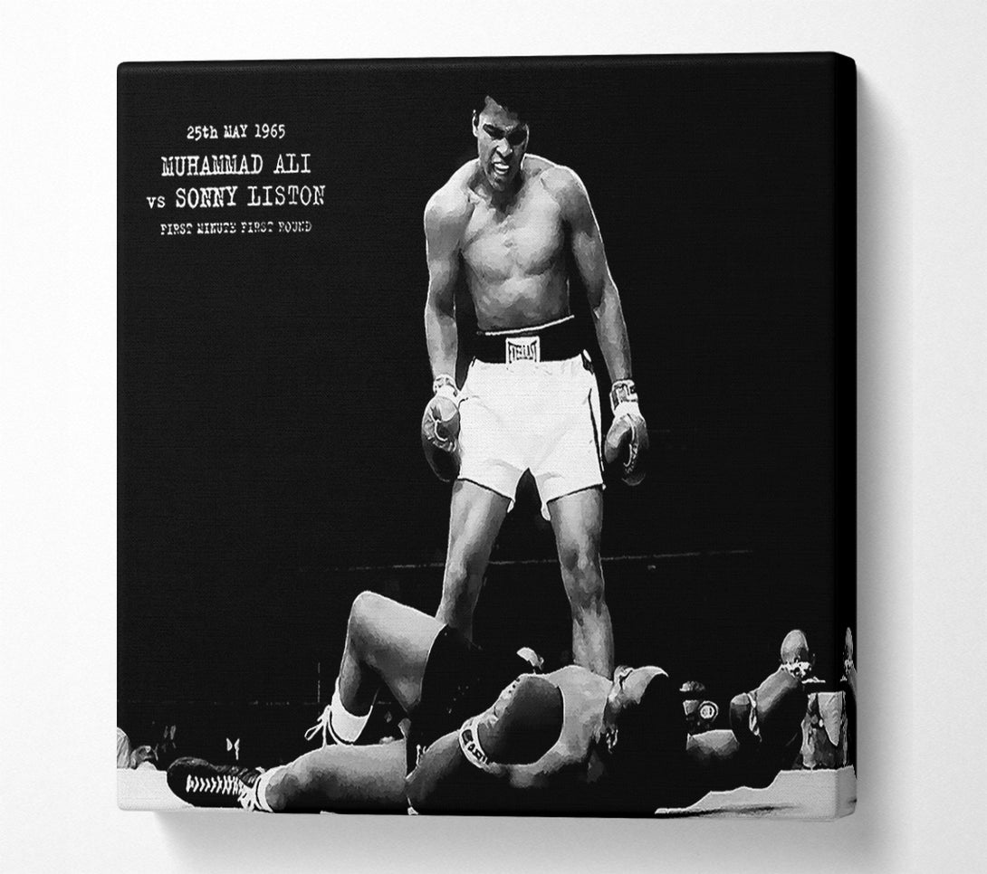  A Canvas Print of Muhammad Ali Mighty Fist Canvas Wall Art