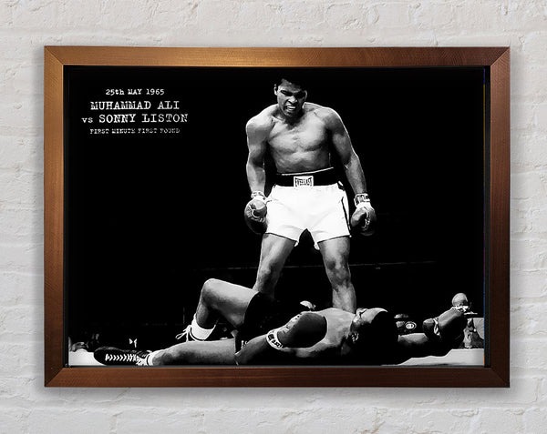 Muhammad Ali Mighty Fist Framed Print
