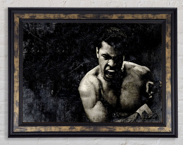 Muhammad Ali Power Framed Print