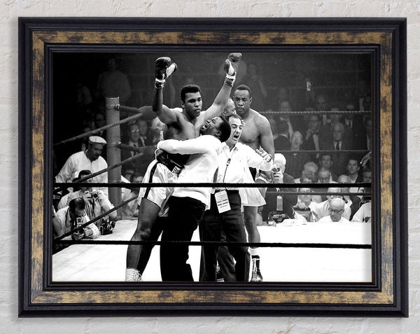 Muhammad Ali Victory Framed Print